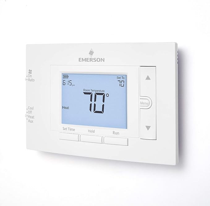 Emerson 1F83C-11NP Non-Programmable and 1F83H-21PR Programmable Thermostats Bundle (2 Units)