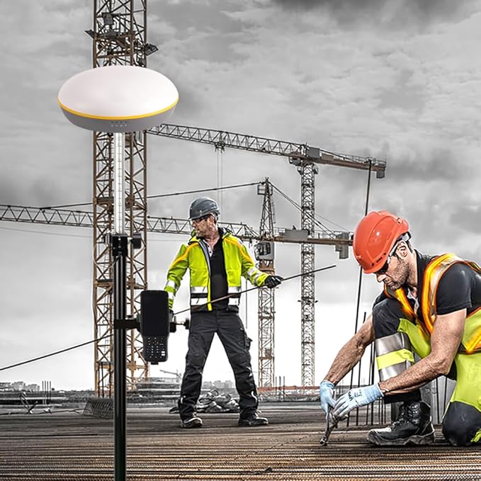 Telescopic GPS Pole, GPS Rod 2.5m/8.2Ft for Land Surveying & Engineering GPS/GNSS Accessory and Instruments (GLS25)