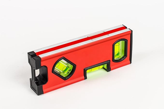 Kapro - 771M TWIN Magnetic Heavy Duty Toolbox Level - For Leveling and Measuring - Features V-Groove and Magnet Base - VPA Certified - 8 Inch