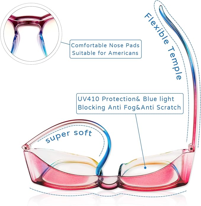 Safety Glasses Goggles For Women Nurses Protective Eyewear,Anti Fog Safety Goggles