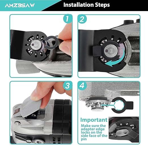 100 PCS Oscillating Tool Blades, Titanium and High Carbon Steel Saw Blades for Wood Metal and Plastic, Quick Release Multi Tool Blades Kits, Oscillating Tool Accessories Kit