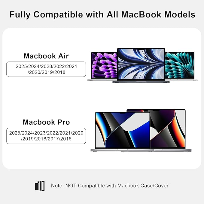 USB C Hub, USB C Adapter, 7 in 2 USB-C Hub for MacBook with Thunderbolt 4, 4K HDMI, Type C, 2 USB A, SD/TF Card Reader, Compatible with MacBook Pro 2016-2024, MacBook Air 2018-2025 (Silver)