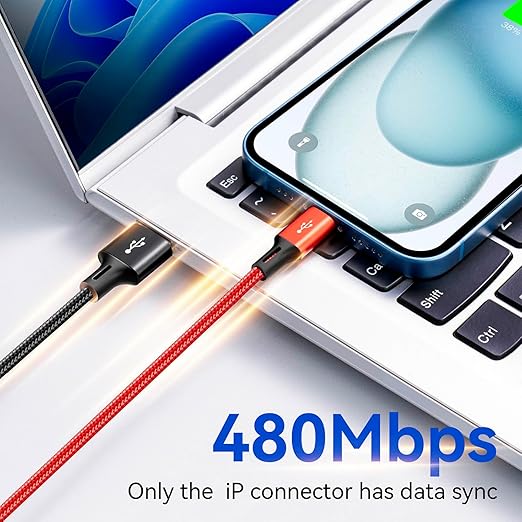 Multi Charging Cable, 3Pack 4FT Multiple Fast Charging Cord 4 in 1 Multi Charger Cable USBC Cable with IP/Type C/Micro USB Port Adapter for Cell Phones/iPhone Series/Samsung Galaxy/PS/Tablets & More