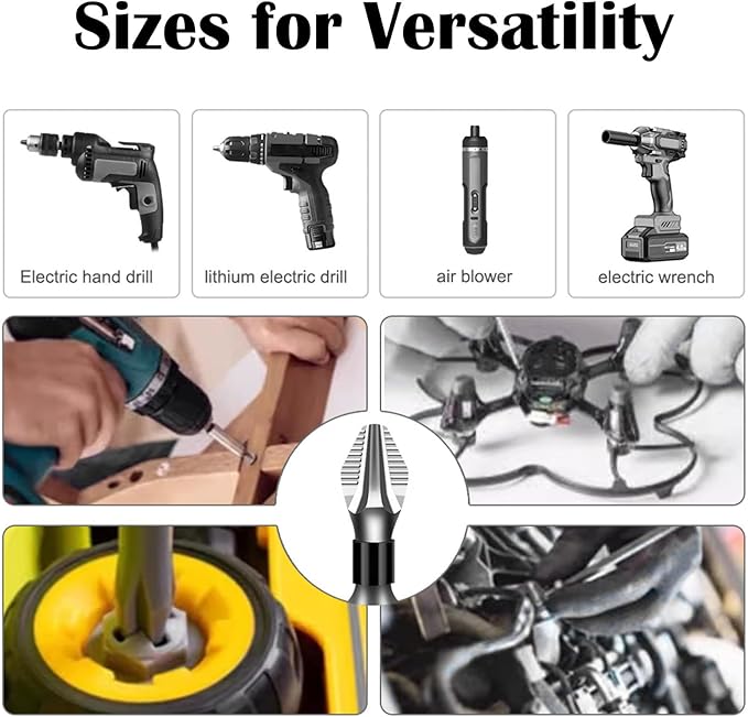14 PCS High Magnetic Screwdriver Drill Bit Set, Strong Magnetic Durability Screwdriver Drill Bit Set, Magnetic Electric Screwdriver Set, Electric Precision Screwdriver Set (2 set)