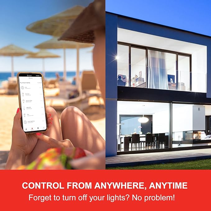 Sengled Zigbee Smart Light Bulbs, Smart Hub Required, Works with SmartThings and Echo with Built-in Hub, Voice Control with Alexa and Google Home, Daylight 60W Equivalent A19 Alexa Light Bulb, 2 Pack