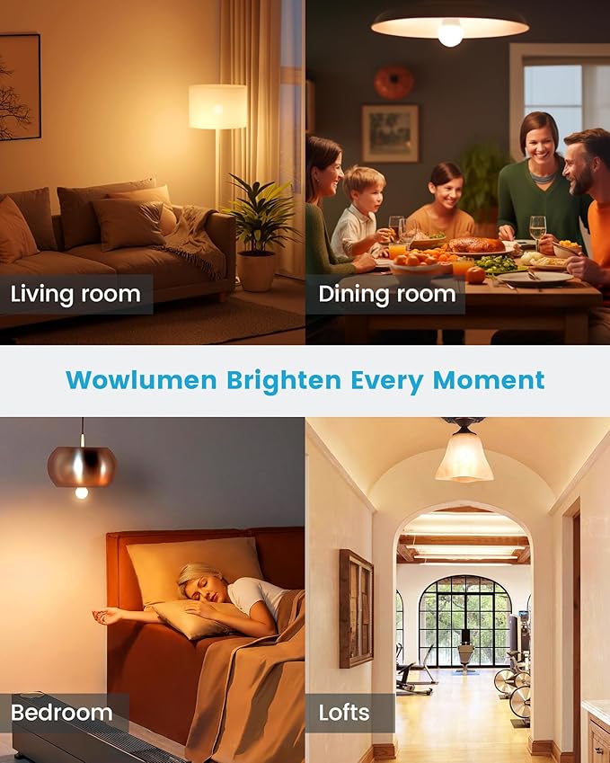 A19 LED Light Bulb,9W E26 Light Bulbs(60 Watt/80 Watt Equivalent),2700K Warm White,Non-Dimmable,800LM Standard Base for Bedroom, Kitchen, Living Room, Office,UL Listed,16 Packs