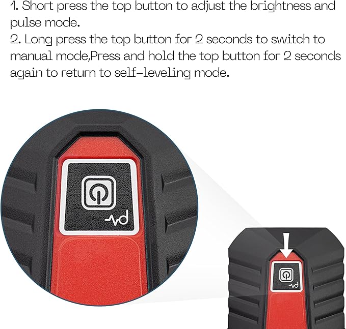 Laser Level Self-Leveling Green Cross Line,Lazer Level for Picture Hanging,Magnetic Base,100ft,4 Brightness Adjustment, IP54 Waterproof, DIY, Construction, Battery & Carrying Bag Included