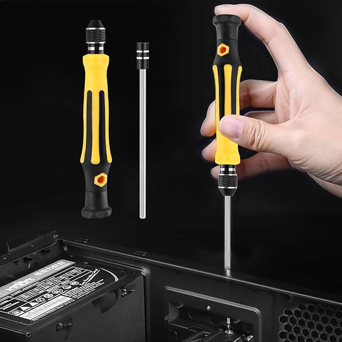 45 in 1 Mini Screwdriver Set, VCOO Torx Bit Tools Set, Small Precision Screwdriver Kit with Tweezers & Extension Shaft for Repair or Maintenance