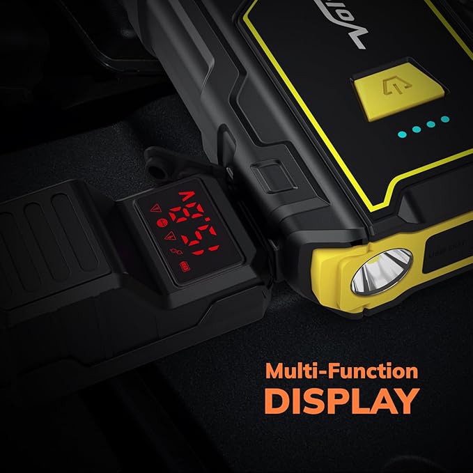 4000A Portable Jump Starter for Car, 12V Jump Box for Engine Max 7.0L Gas/5.5L Diese, UltraSafe Jumper Starter Battery Charger Pack with LED Flashlight & USB Port