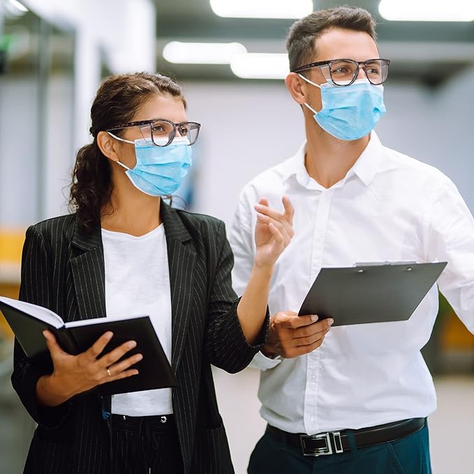 Stylish Safety Glasses, Clear Anti-Fog Anti-Scratch Protective Glasses For Men And Women