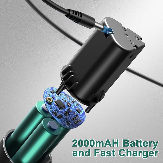 Cordless Drill Set,12V Power Drill Driver 3/8" Keyless Chuck with 42 Acessories, Built-in LED Light, 25+1 Position, Electric Drill for Home DIY Projects(Cyan)