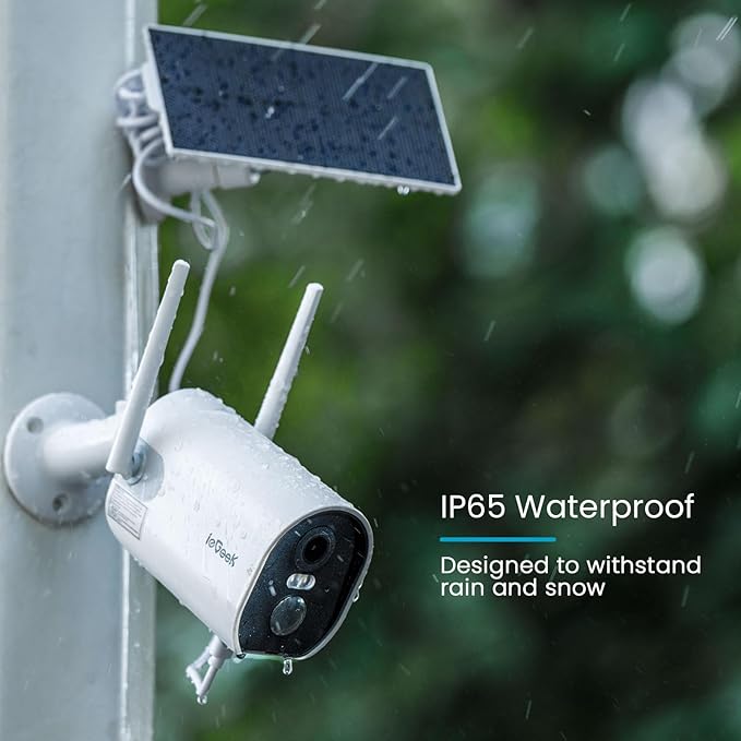 2K Solar Camera Security Outdoor with Spotlight & Siren, AI Detection Wireless Cameras for Home Security, 3MP Color Night Vision/2-Way Talk/Compatible with Alexa