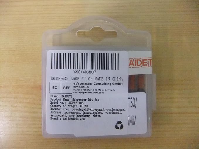 Pro Screwdriver Bit Set - 10 Piece (Torx T10/T15/T20/T25/T30, Phillips PH1/PH2/PH3, Pozi PZ1/PZ2), 50mm, 1/4" Hex Shaft, Storage Box