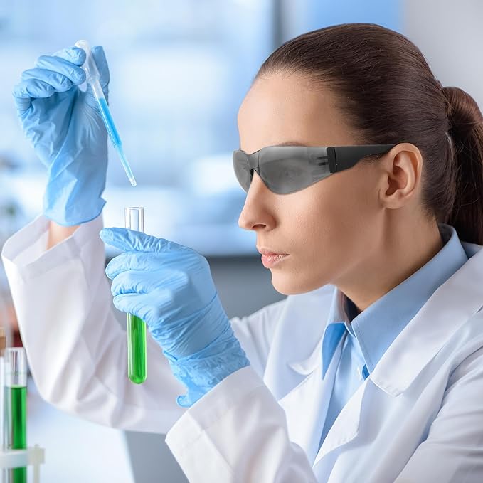 Yunsailing 100 Pack Bulk Safety Glasses Eye Protection Goggles for Women Men DIY Construction Lab