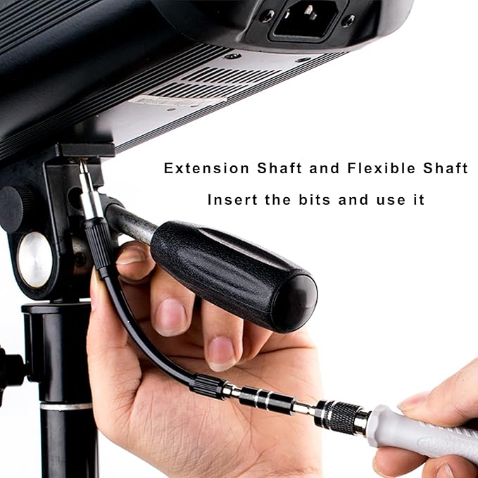 122 in 1 Precision Screwdriver Set Magnetic Professional Computer Repair Tool Kit Small Electronic Screwdriver Set for Phone, PC, Watch, Game Console, Tablet, Camera, Modding, and DIY Projects