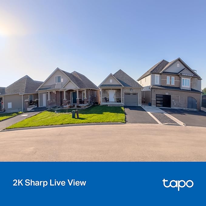 Tapo Smart Video Wireless Doorbell Camera - 2K, 160ยฐ Ultra-Wide View, Up to 180 Days Battery, Alexa, Google Assistant Compatible, Free AI Person Detection, IP54, SD/Cloud Storage, D205