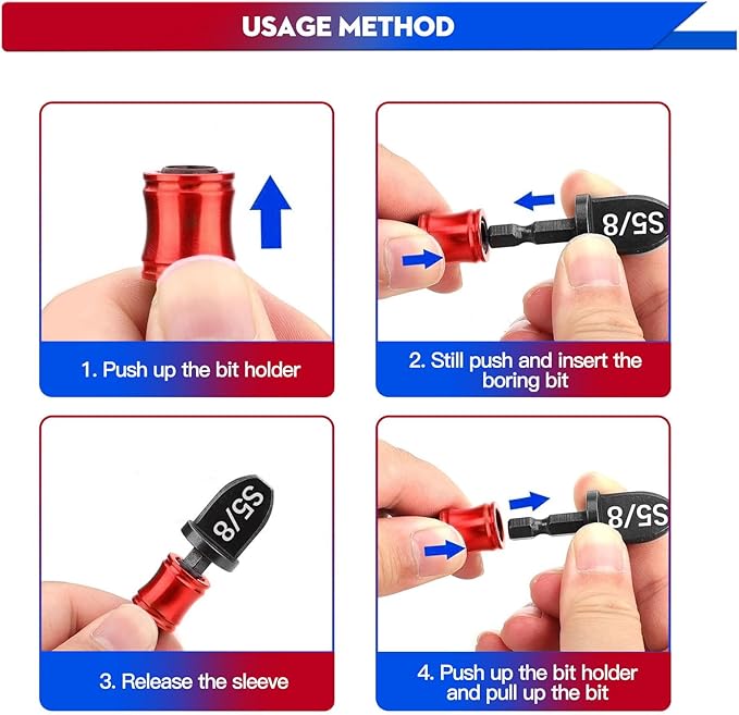 12Pcs Bit Holders 1/4 Socket, Hex Shank Screwdriver Bit Holder for Impact Driver Drill Bit Keychain Extension Bar Quick Release Easy Change, Screwdriver Bit Holders for Tools & Home Improvement Gift
