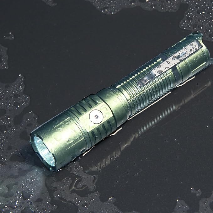 MX77 Military Grade Tactical Flashlight, High 2530 Lumen Police Flashlight with Holster, Long 362 Mters Throw, for Outdoor Rescue, Searching, Hiking and Law Enforcement Flashlights