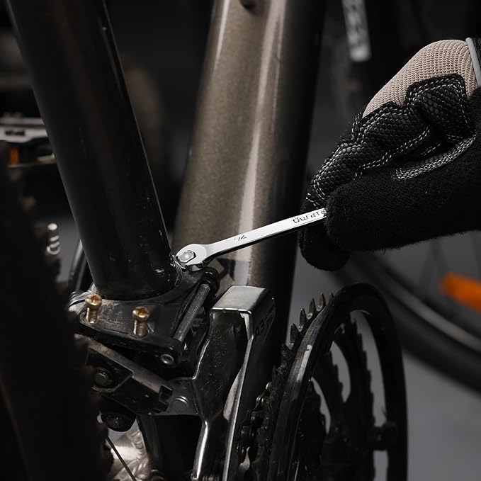 DURATECH 1/4" Ratcheting Combination Wrench, SAE, 72-Tooth, 12-Point, CR-V Constructed with Mirror Polish