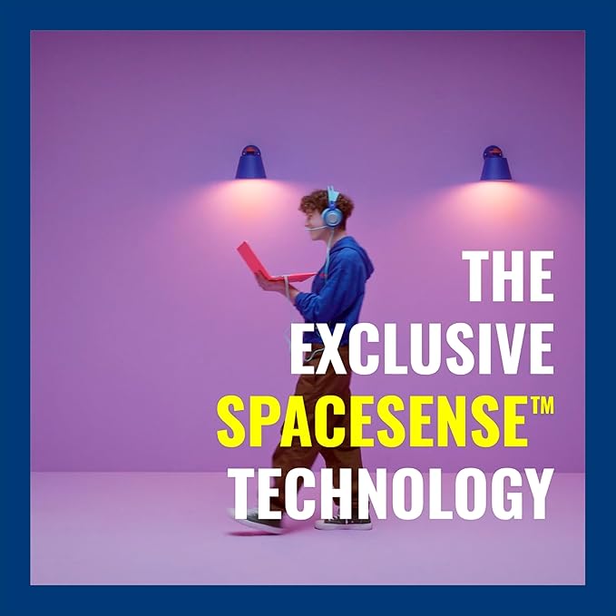 WiZ Color ST19 Color Filament LED Smart Bulb - Pack of 6-300 Lumen - E26 Indoor - Connects to Your Existing Wi-Fi - Control with Voice or App + Activate with Motion - Matter Compatible.