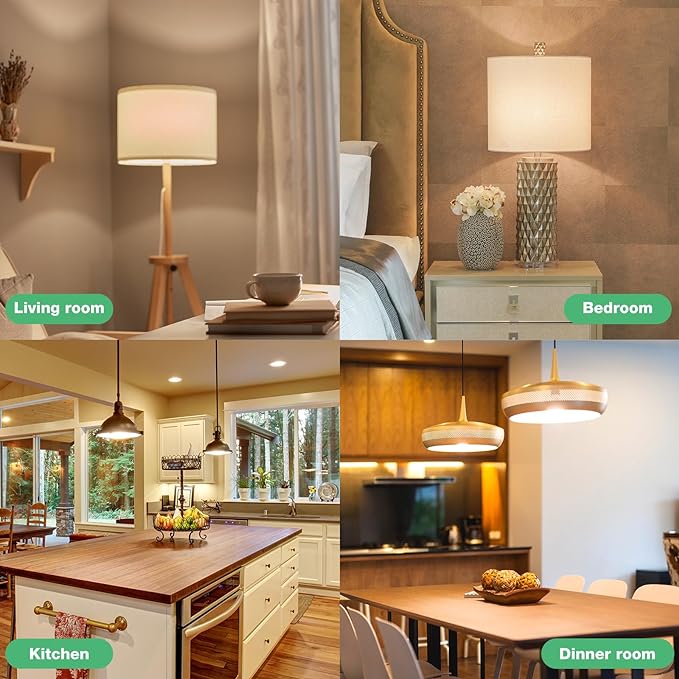 36 Pack LED Light Bulbs 60 Watt Equivalent, A19 5000K Daylight, 800 Lumens, E26 Base, Non-Dimmable, 8 Watt Energy Efficient LED Bulbs for Home Lighting