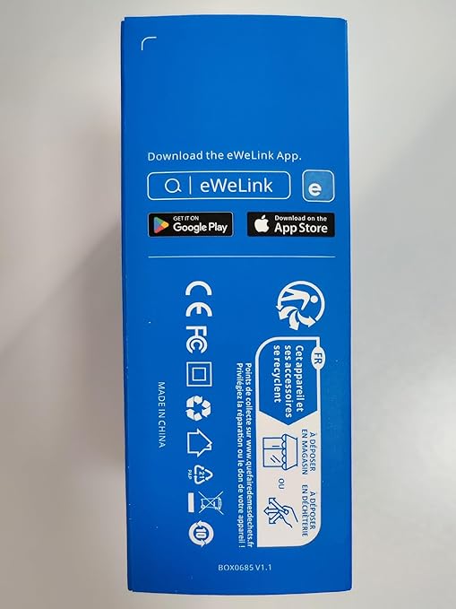 SONOFF Matter Smart Light Switch, 2.4GHz WiFi Light Switch, Neutral Wire Required Interruptor Inteligente, Alexa Light Switch Compatible with Alexa and Google Home, 1 Gang M5-1C-120W