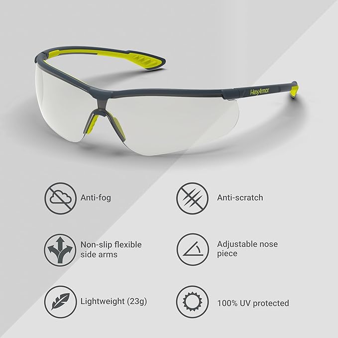 HexArmor VS250 Safety Glasses