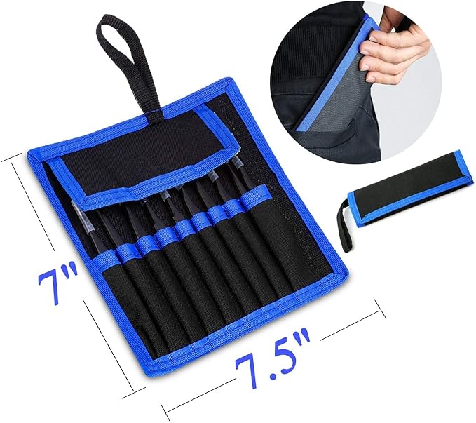 Tweezers Precision Set,Easily Life 10pcs ESD Tweezers Set, Anti Static Stainless Steel Anti Magnetic Tweezers Set with Storage Bag for Craft,Electronics Repair,jewelry repair,Laboratory Work,etc
