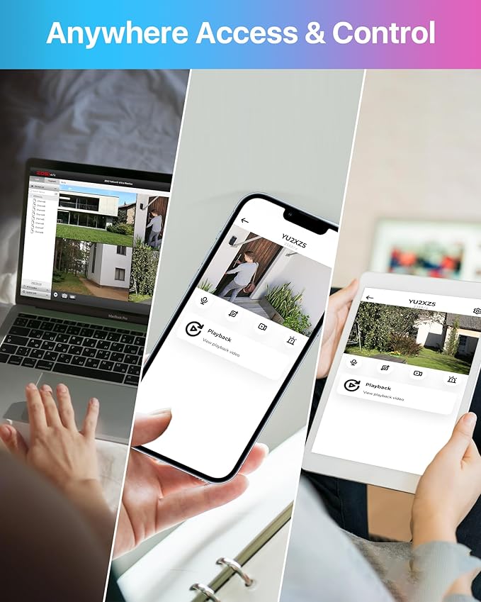 ZOSI 4K 16CH PoE Security Camera System with Audio, Night Vision, Smart Human Detection, Motion Alerts, 8pcs Outdoor Indoor PoE Wired Cameras, 16 Channel 4K 8MP NVR with 4TB HDD for 24/7 Recording