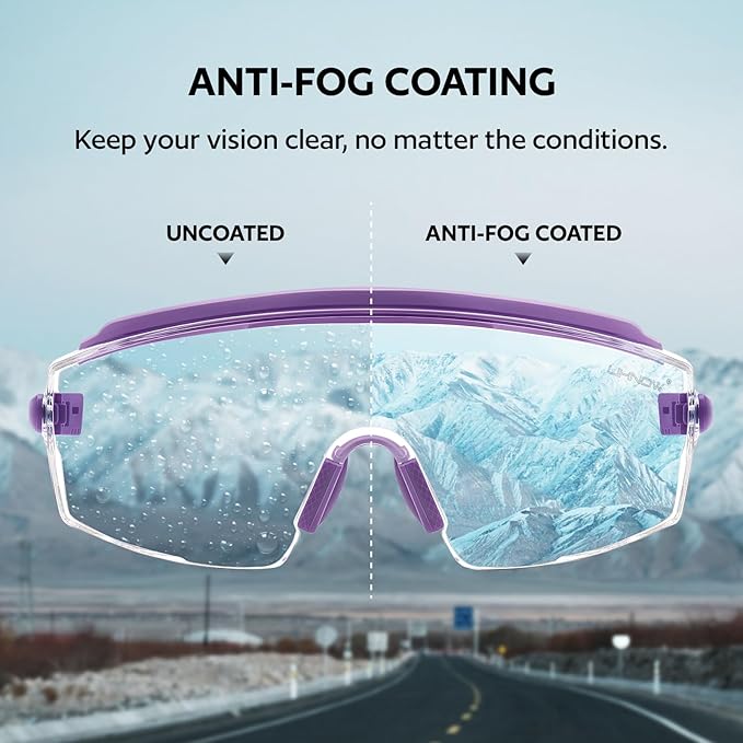 UKNOW Safety Glasses Over Eyeglasses, Anti Fog Safety Goggles ANSI Z87.1, Adjustable Protective Eyewear