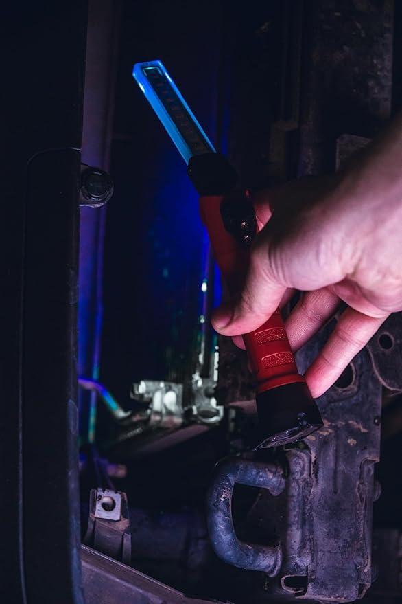 Streamlight 74854 Strion Switchblade 500-Lumen Rechargeable Multi-Function Compact Work Light With 120V/100V AC PiggyBack Charger, Red