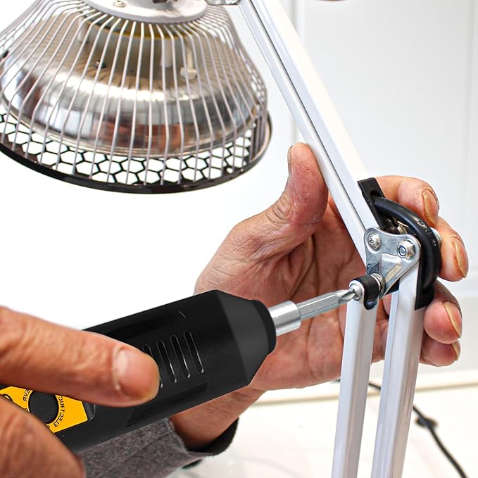 Cordless Screwdriver Rechargeable – Compact Battery Operated Electric Screw Driver with Magnetic Bits, Type-C Charging, 12 Bits & Storage Box – Small Power Screwdriver for DIY & Repairs