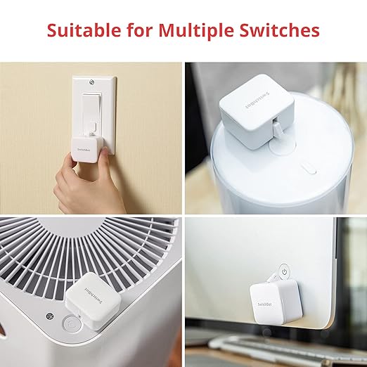 SwitchBot Smart Switch Button Pusher(3Pack) with Hub Mini - Smart Switch Button Pusher, Wireless App & Timer Control, Compatible with Alexa, Google Home, IFTTT, Easy to Use, Smart Light Control Set