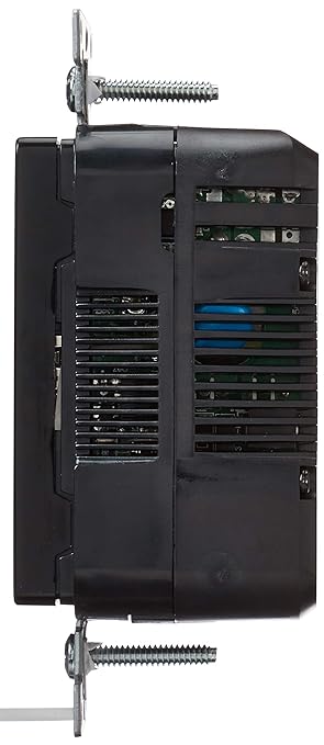 Leviton T5632-E Type-A USB in-Wall Charger with 15A Tamper-Resistant Outlet, USB Charger for Smartphones, Black