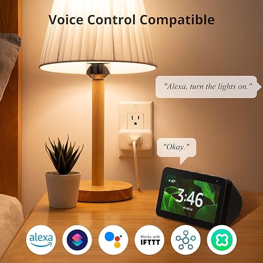 ใ2025 Newใ SwitchBot Smart Plug Mini 15A(4 Pack), Energy Monitor, Smart Home WiFi(2.4GHz) & Bluetooth Outlet, Compatible with Alexa & Google Home, APP Remote Control & Timer Function, No Hub Required
