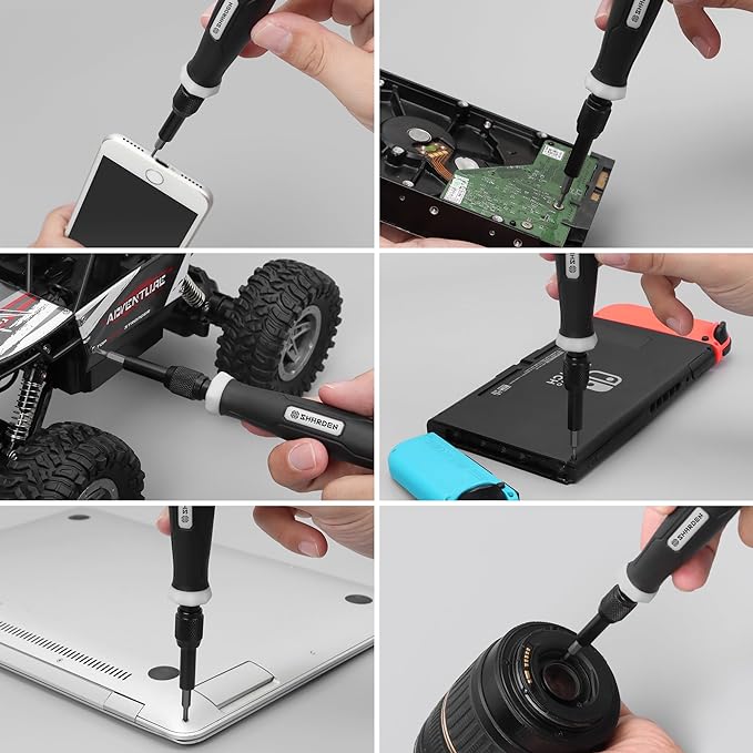 SHARDEN 153 in 1 Precision Screwdriver Set Computer Screwdriver Kit, Laptop Repair Tool Kit Magnetic Micro Screwdriver Set Electronic Toolkit for PC, iPhone, Phone, PS5, Game Console, Glasses, Jeweler