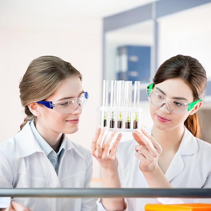 100 Pack Safety Glasses Bulk Protective Eyewear Goggles Eye Protection for Men Women Work Science Lab Construction