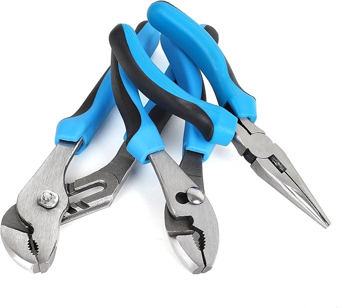 FASTPRO 232-Piece 20V Cordless Drill Driver & Home Tool Set, Home Repairing Tool Kit with Drill, 12-Inch Wide Mouth Open Storage Tool Bag, Blue