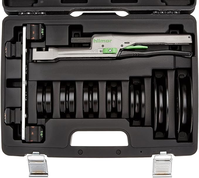 Hilmor 1839032 CBK Compact Tubing Bender Kit, 1/4" to 7/8", HVAC Tools and Equipment for Copper, Steel, Aluminum, Brass Tube and Pipe Bending, Black