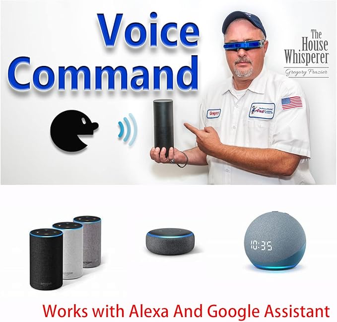 Universal Smart WiFi Ceiling Fan Remote Control Kit, Compatible with Alexa, Google Assistant and Smart Life App, No Hub Required Small Size WiFi KIT