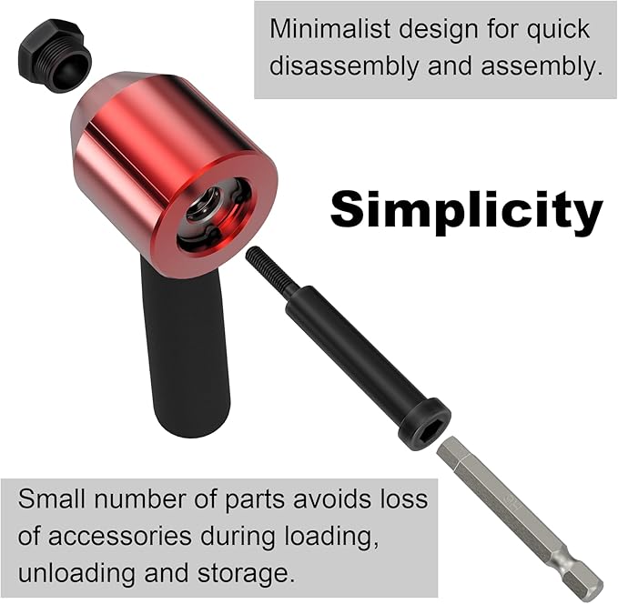 Rivet Nut Drill Adaptor Tool Kit Contains 290 Rivet Nuts and 13 mandrels