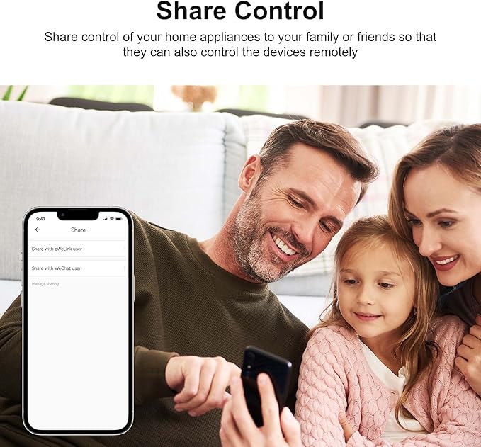 SONOFF Smart Light Switch, 2.4GHz WiFi Touch Smart Wall Switch for Lights, 2 Gang 1 Way TX T0, White, Supports Alexa and Google Home, Manual and Automatically Operation