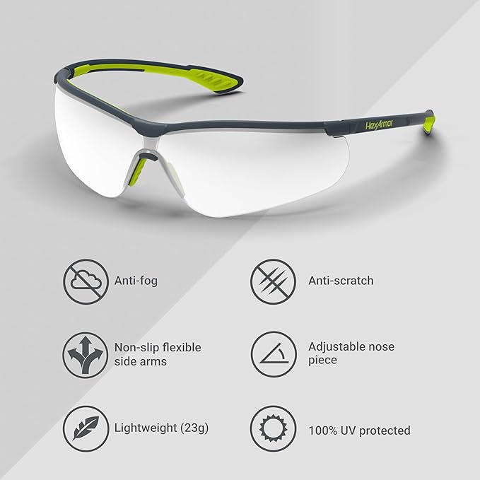 HexArmor VS250 Safety Glasses