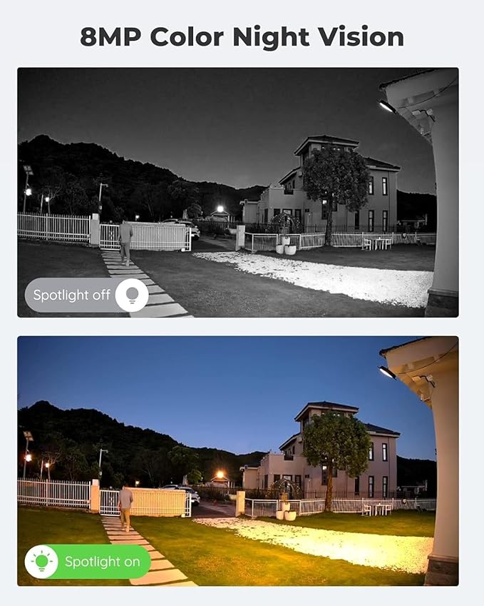 REOLINK 4K Wired WiFi Outdoor Security Camera, 8MP Dual Lens, 360 PTZ Camera, Auto Tracking, 2.4/5GHz Wi-Fi Smart Person/Vehicle/Animal Detection, 6X Hybrid Zoom, Color Night Vision, TrackMix WiFi