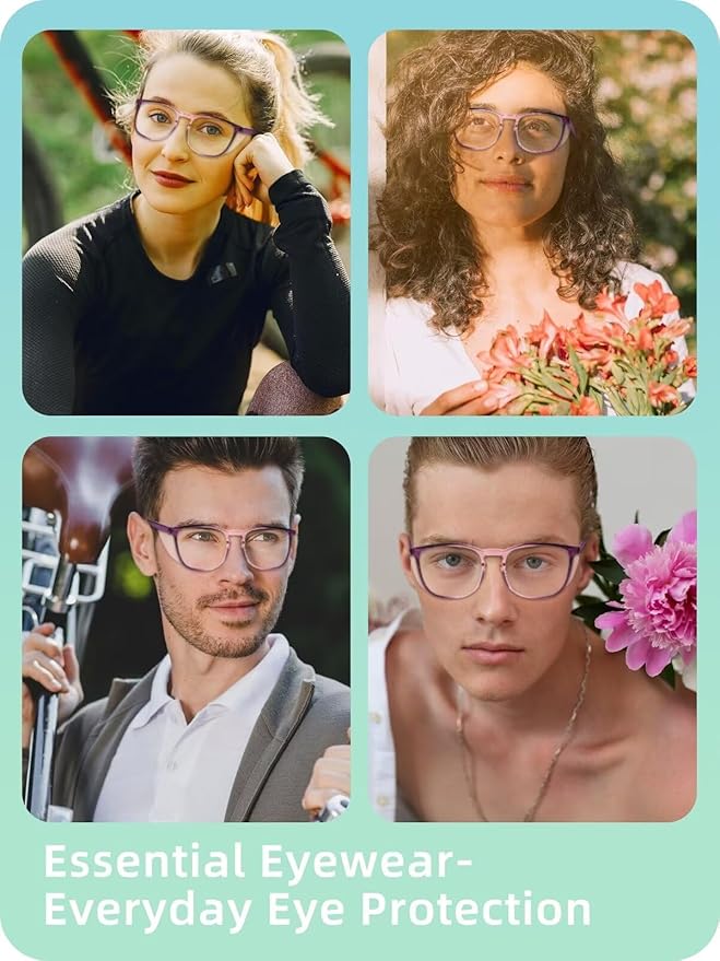 LianSan Oversize Anti-Fog Safety Glasses for Nurses, Z87.1 Certified Goggles for Women, Square UV Protection