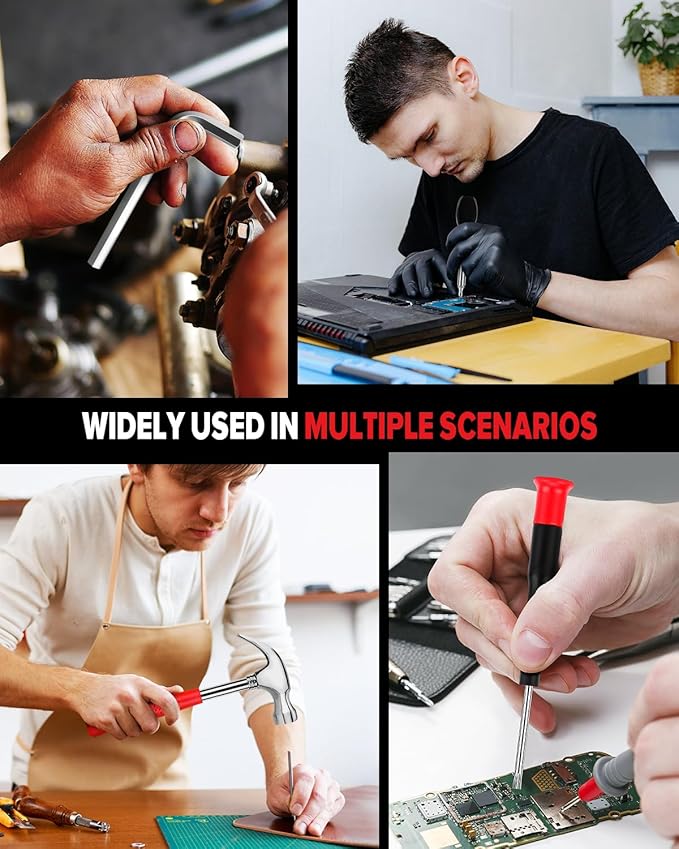 25pcs General Household Tool Set, Home Tool Kit with Plastic Toolbox for DIY, Maintenance, Perfect for Students & Homeowners