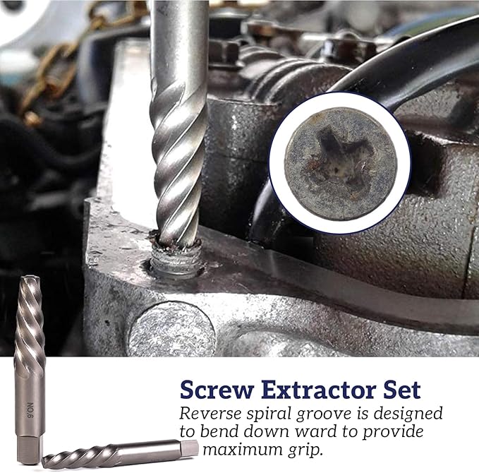 36Pcs Screw & Bolt Extractor Set, 2-in-1 Multi-Spline Lug nut Remover, Easy out Stripped Screw Removal Tool Kit for Damaged, Frozen, Studs, Rusted, Rounded-Off Bolts, Nuts