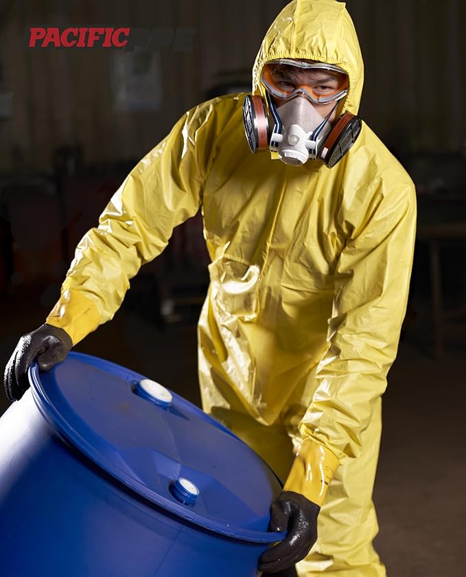 PACIFIC PPE Wide-Vision Safety Glasses, ANSI Z87 Eyewear with Anti-Fog and Anti-Scratch Wraparound Lenses, Adjustable Strap, Ideal for Chemistry Lab, Woodworking, Industry