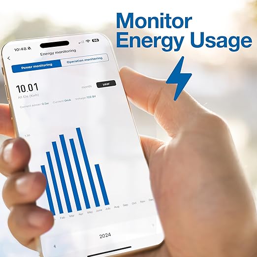 Intermatic ABRA Wi-Fi Smart Plug - Voice Control w/Siri, Alexa & Google Home, Energy Monitoring, Built-in Bluetooth® Mesh Gateway for Optional ABRA Surface Switch and More, 2.4 GHz Wi-Fi Required