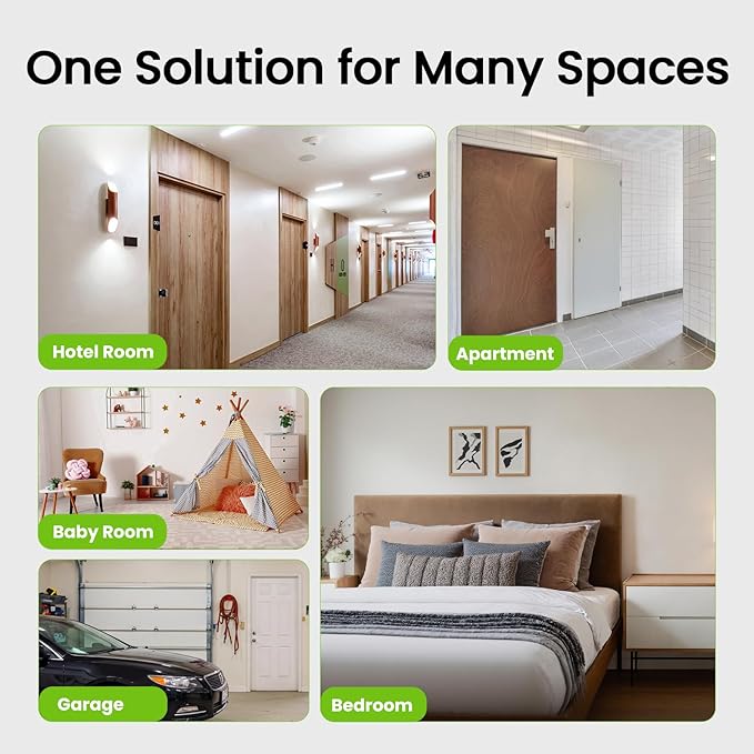 GHome Smart Fingerprint Door Lock, 4 in 1 Smart Finger Print Door Knob with Keypad, App Control & Key, Auto Lock, Biometric Thumbprint Door Locks for Bedroom, Garage, Home & Office